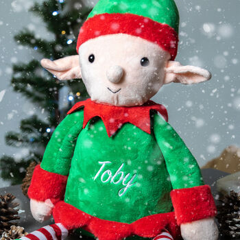 Personalised Elf Soft Toy, 4 of 5