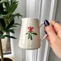 Ceramic Milk Jug With Embossed Mistletoe Motif, thumbnail 7 of 7