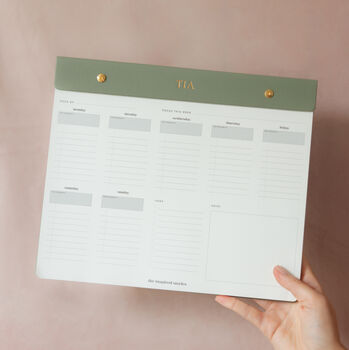 Refillable Weekly Notepad Lined, 3 of 8