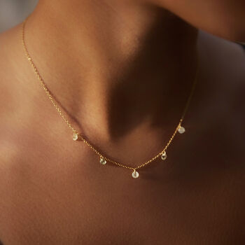 Prehnite Drop Necklace, 2 of 5