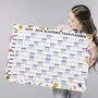 A1 Academic Wall Calendar 2025 2026, thumbnail 10 of 12