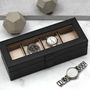 Personalised Luxury Italian Leather Watch Box, thumbnail 1 of 3