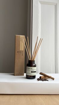 Clove Bud And Cinnamon Bark Christmas Rattan Reed Diffuser, 2 of 4