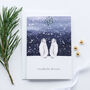 Penguin Kiss Christmas Card, thumbnail 1 of 5