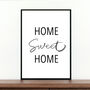 'Home Sweet Home' Housewarming Gift, Print, thumbnail 3 of 3