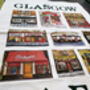 Glasgow Cafes Tea Towel, thumbnail 4 of 4