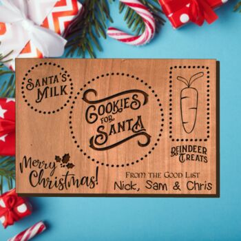 Personalised Christmas Eve Board For Santa And Rudolph, 8 of 12