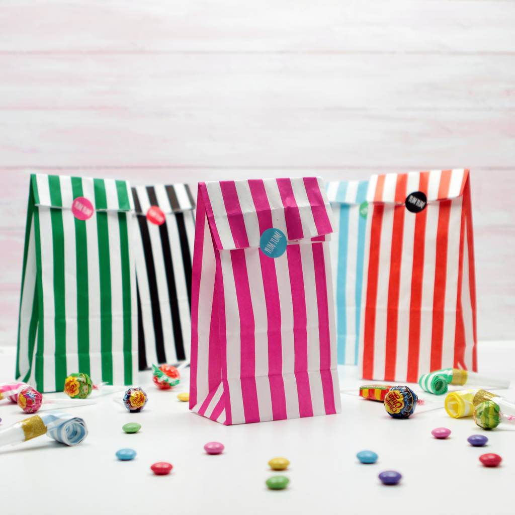 Details about   CANDY STRIPE SWEET PAPER BAGS SWEET WEDDING FAVOUR GIFT SHOP PARTY SWEETIE 