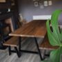 Reclaimed Wooden Dining Table, thumbnail 2 of 11
