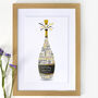 Personalised Pearl Anniversary Champagne Word Art, thumbnail 7 of 7