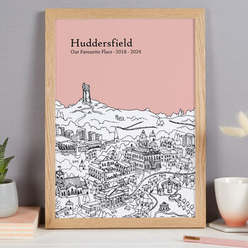 Personalised Huddersfield Print, 3 of 9