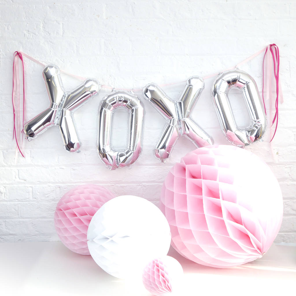 Xoxo Letter Balloon Party Decoration, 1 of 4