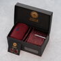 Burgundy Red Wedding Tie Set And Socks Groomsmen Gift, thumbnail 1 of 6