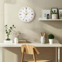 Tabic Planeteco Time Master Elegant Roman Numeral Wall Clock, thumbnail 11 of 12