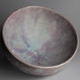 Handmade Rosea Pink Textured Porcelain Bowl, thumbnail 4 of 4