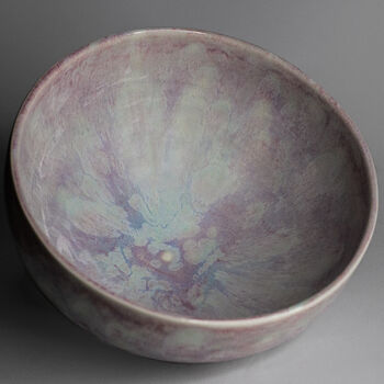 Handmade Rosea Pink Textured Porcelain Bowl, 4 of 4