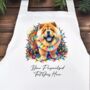 Personalised Chow Chow In Christmas Lights, thumbnail 7 of 8