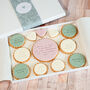 Personalised Thinking Of You Iced Biscuits Box Of 12, thumbnail 1 of 5