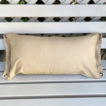 Large Vintage Raf Flag Cushion, 5 of 5