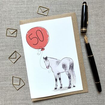 Horse Birthday Card, 4 of 9