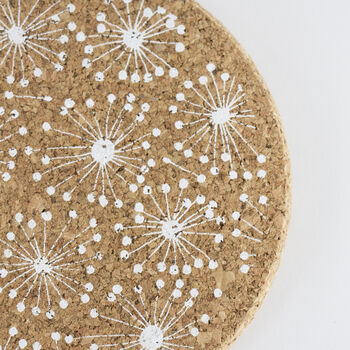 Cork Placemats And Coasters | Dandelion, 5 of 8