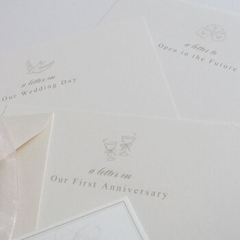 Letters For A Lifetime Wedding Letter Set, 3 of 6