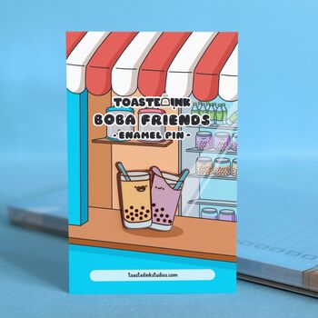 Boba Friends Enamel Pin | Cute Pin Badges, 5 of 5