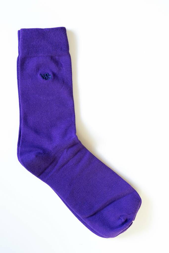 Cadbury Purple Wedding Tie Set And Socks Groomsmen Gift By Victory and ...
