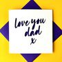 Love You Father's Day Card, thumbnail 1 of 4