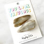 Shell Effect Hair Clips, thumbnail 3 of 5