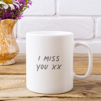 Missing You Gift Personalised Mug, 3 of 3