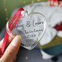 Couples First Christmas Together Bauble, thumbnail 5 of 6