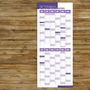 Personalised Purple Wall Planner, thumbnail 5 of 5