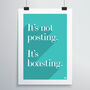 Posting Is Boasting Print, thumbnail 7 of 12