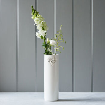 Handcrafted Tangled Motif Ceramic Vase, 4 of 9