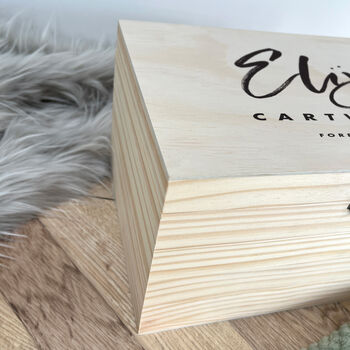 Personalised Modern Any Occasion Memory Box Five Sizes 16cm | 20cm | 26cm | 30cm | 36cm, 5 of 8