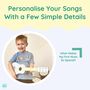 Personalised Children's Music Album | Custom Baby Lullabies And Award Winning Songs, thumbnail 2 of 12