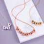 Personalised Initial Bead Necklace, thumbnail 3 of 12