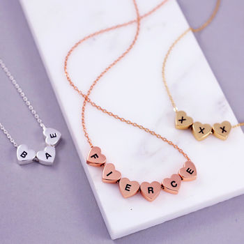 Personalised Initial Bead Necklace, 3 of 12