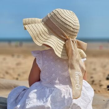 Girls Matching Mummy And Me Straw Hat, 2 of 4