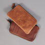 'Forbes' Men's Card Holder Wallet In Cognac Leather, thumbnail 4 of 7