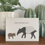 Tapir 'Happy Mother's Day!' Card, thumbnail 1 of 2