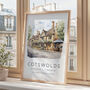 Cotswolds England Travel Poster, thumbnail 2 of 7