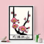 Japanese Cherry Blossom Print, thumbnail 1 of 3