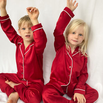 Personalised Childrens Christmas Pyjamas, 5 of 7