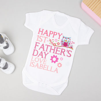 Personalised First Father’s Day Bodysuit, 3 of 8