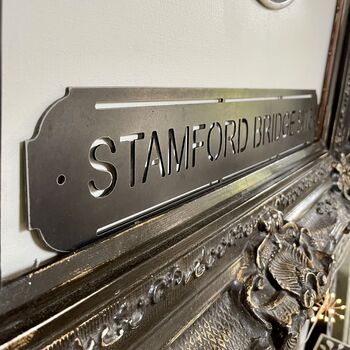 ‘Stamford Bridge Sw6’ Chelsea Football Street Sign, 8 of 11