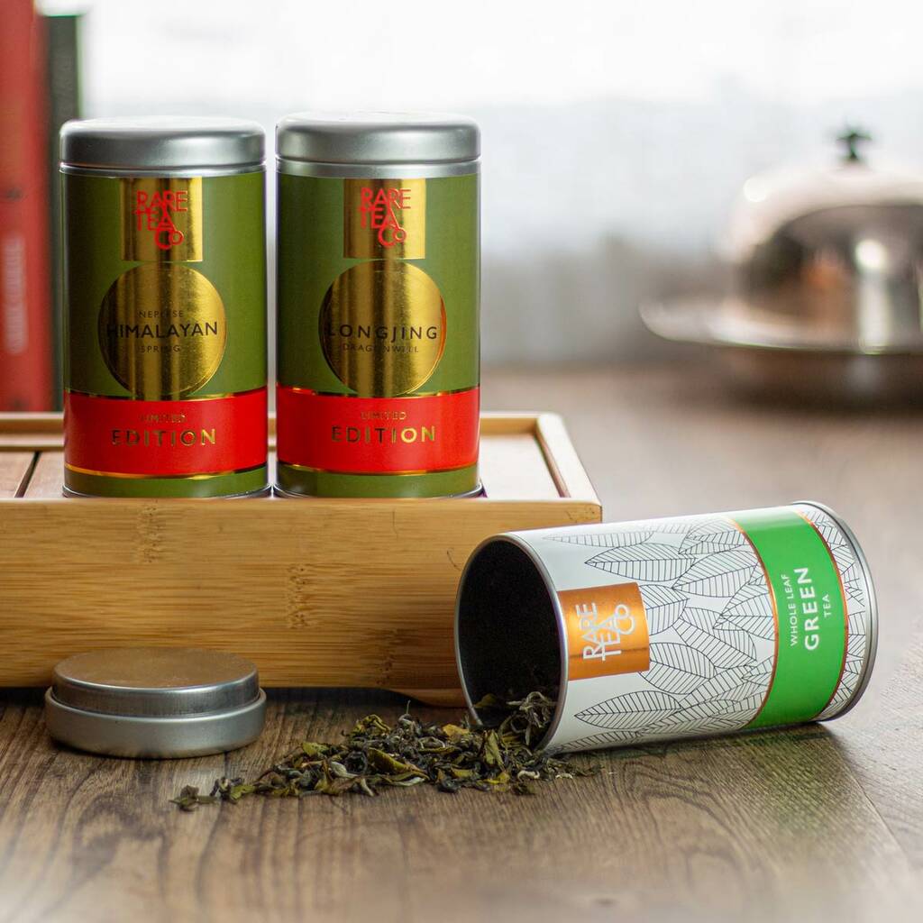 Loose Leaf Green Tea Gift Set By Rare Tea Company | notonthehighstreet.com