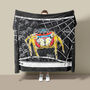 Jumping Spider Fleece Blanket, thumbnail 1 of 5