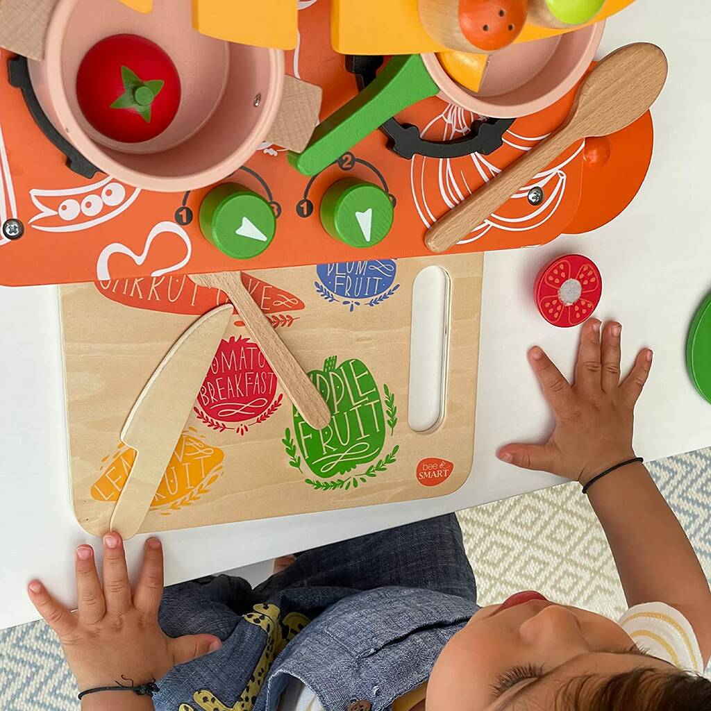 Wooden Kitchen Toy By Bee Smart | notonthehighstreet.com